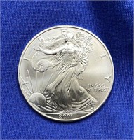 Uncirculated 2001 American Silver Eagle