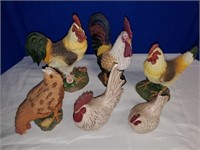 Collection of rooster