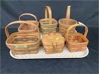 (6) Longaberger Baskets