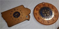 2 American legion clocks