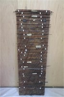 Very Cool Primitive Barbed Wire Display 59 x 19