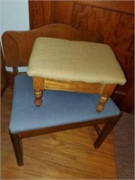 Vanity chair & stool