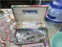 JEWELRY BOX W/ CONTENTS