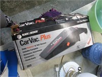 BLACK AND DECKER CAR VAC PLUS