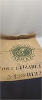 Vintage Cariblan tarraz sack