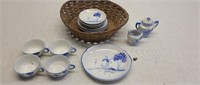 Set of small japan porcelain china