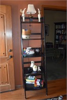 Wood Folding Bookshelf  71" Tall X 21" Wide