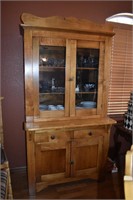 Beautiful Aged Antique Primitive Kitchen Cabinet