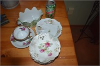 Assorted Fine China Plates and Service