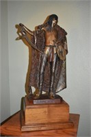 LOOK!  Southwest Bronze Statue Dave McGary Wardeed