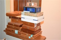 15 Assorted Cigar Boxes