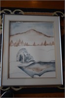 Signed Original Polar Bear Art by Christy