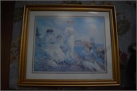 Large Renoir Matted and Framed Print