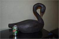 Folk Art Wood Goose