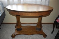 WOW!  Oval Library Table in Nice Condition