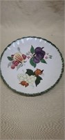 Vintage Handpainted Fruit Blue Ridge Pottery Plate