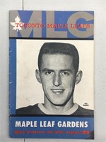 Toronto - Maple Leaf Gardens Programme 1959