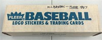 Unopened Box of 1987 Fleer Baseball Cards