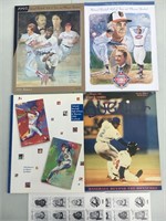 Assorted Baseball Yearbooks & HOF Ticket