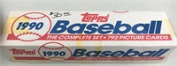 Box of 1990 Topps Baseball Cards