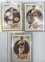 3 x Upper Deck Ted Williams Baseball Cards