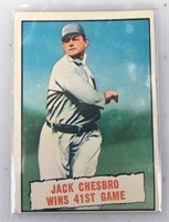 1961 Topps Baseball # 407 - Jack Chesbro Wins
