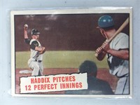 1961 Topps Baseball #410 - Haddix Pitches 12