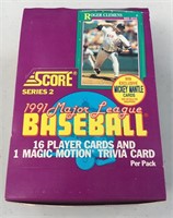 1991 MLB Baseball Cards by Score