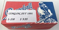 1991 Conlon Baseball Card Set (1-330)