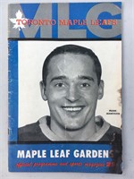 Maple Leaf Gardens Program - Frank Mahovlich Cover