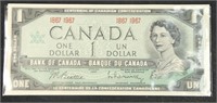 1967 Bank of Canada $1 Dollar Note