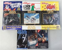 STAR WARS -- 3 x VHS & Kelloggs Cereals