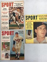 3 Vintage "Sport" Magazine Issues 1959, 1961