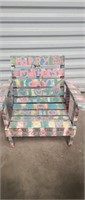 Happy mothers day hand painted childrens chair