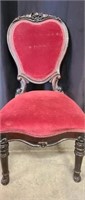 Beautiful vintage wood victorian chair