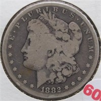 1882-S Morgan Silver Dollar.