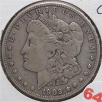 1902-O Morgan Silver Dollar.