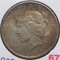 1923 Peace Silver Dollar.