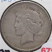 1923-D Peace Silver Dollar.