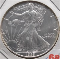 1999 One Ounce Silver Eagle.