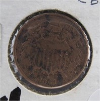 1864 shield Two Cent.