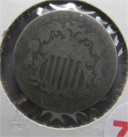 1882 shield Nickel.