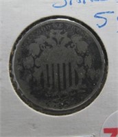 Unknown date shield Nickel.