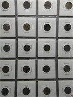 (20) Indian Head Cent. Dates: assortment from