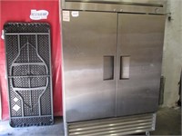 True SS 2 Door 53" Reach In Freezer