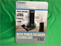 Duro Multi Use 6 Port Charging Station