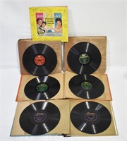 Large Lot Assorted Antique Records 78's etc.