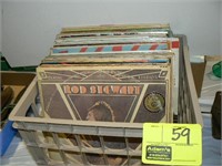 CRATE OF RECORD ALBUMS