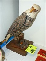 CARVED WOOD EAGLE