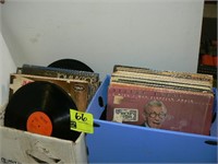 2 BOXES RECORD ALBUMS